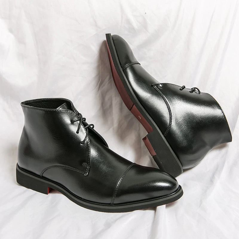 Lorenzo Vitali Ankle Boots with Lace Closure