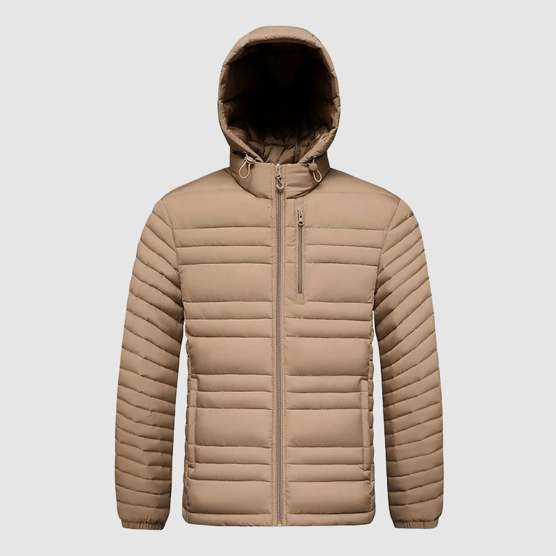 Lorenzo Vitali Quilted Jacket with Removable Hood