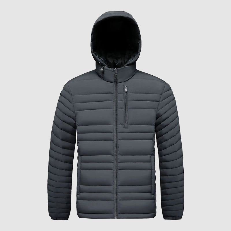 Lorenzo Vitali Quilted Jacket with Removable Hood