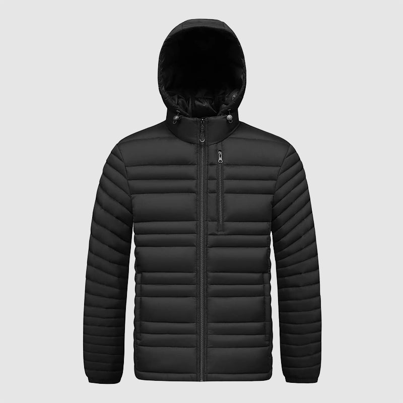 Lorenzo Vitali Quilted Jacket with Removable Hood