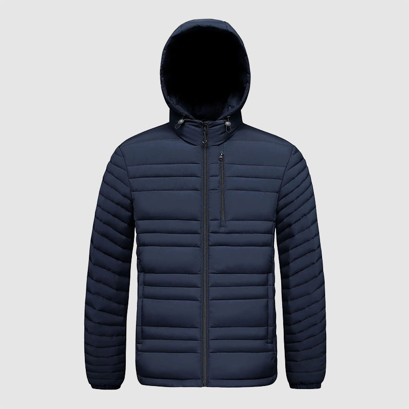 Lorenzo Vitali Quilted Jacket with Removable Hood