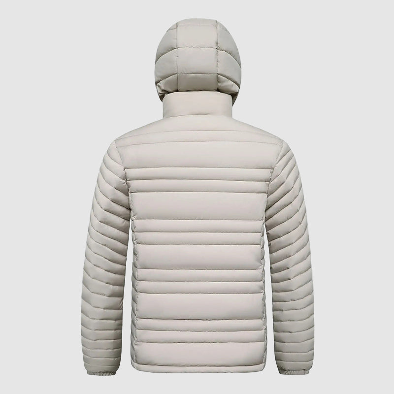 Lorenzo Vitali Quilted Jacket with Removable Hood