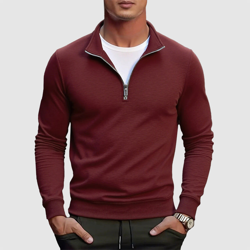 Men’s Quarter-Zip Casual Sweatshirt