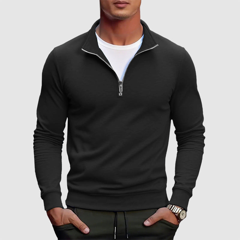 Men’s Quarter-Zip Casual Sweatshirt