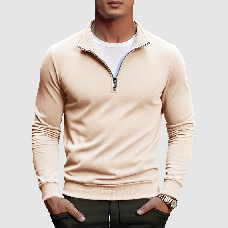 Men’s Quarter-Zip Casual Sweatshirt