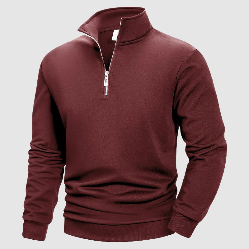 Men’s Quarter-Zip Casual Sweatshirt