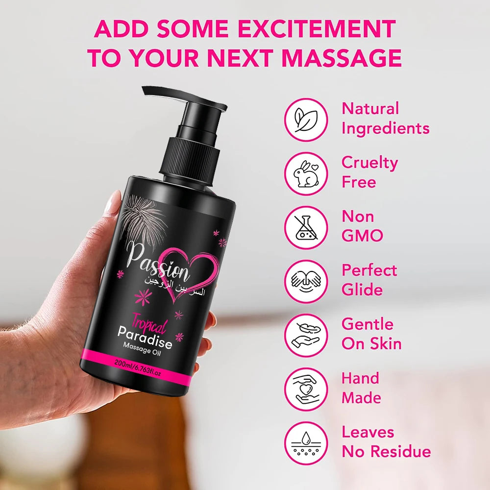 aÓleo de Massagem Sensorial Pleasure Pro