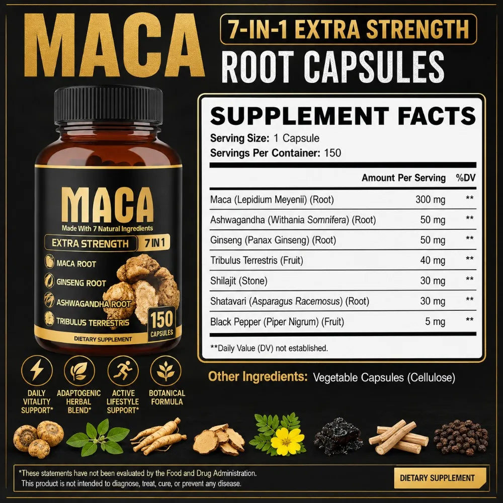 Performance Supplement Pro - Maca, Ginseng & Ashwagandha