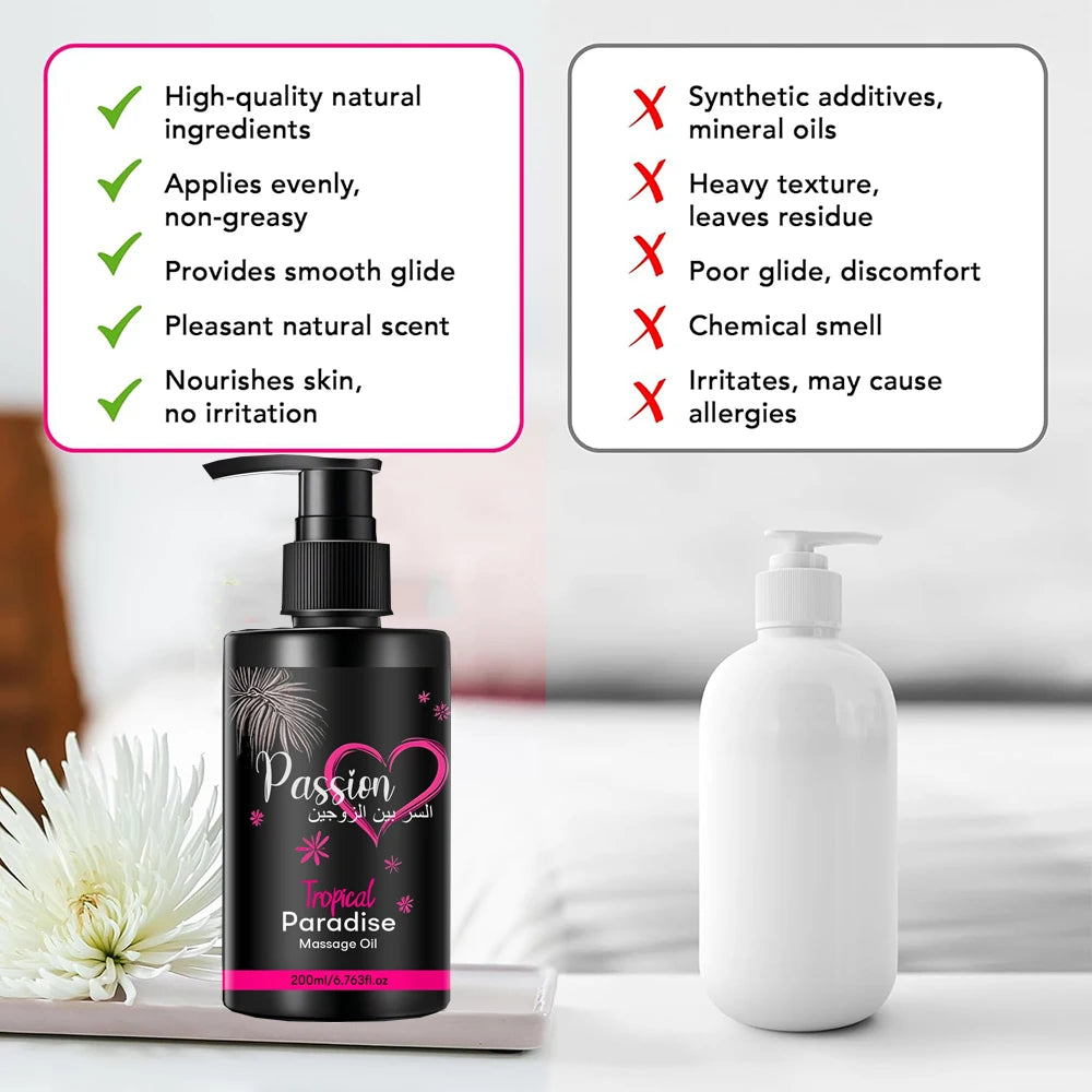 aÓleo de Massagem Sensorial Pleasure Pro