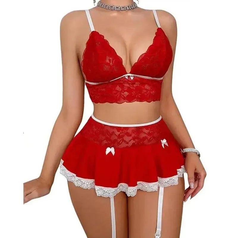 Sexy Lingerie  Maid Costume Transparent Sexy Cosplay Dress  Erotic Lingerie Maids Uniforms Women Baby Doll  Sex Suit Sexy Skirt