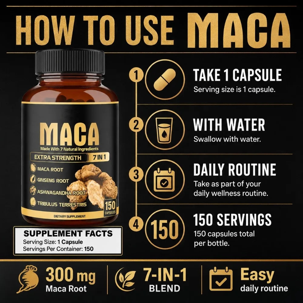 Performance Supplement Pro - Maca, Ginseng & Ashwagandha