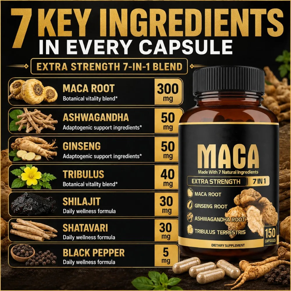 Performance Supplement Pro - Maca, Ginseng & Ashwagandha