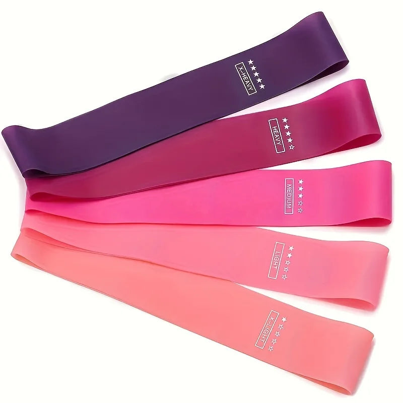 Kit Faixas Elásticas Pelvic Training - Resistance Bands Performance (5 peças)