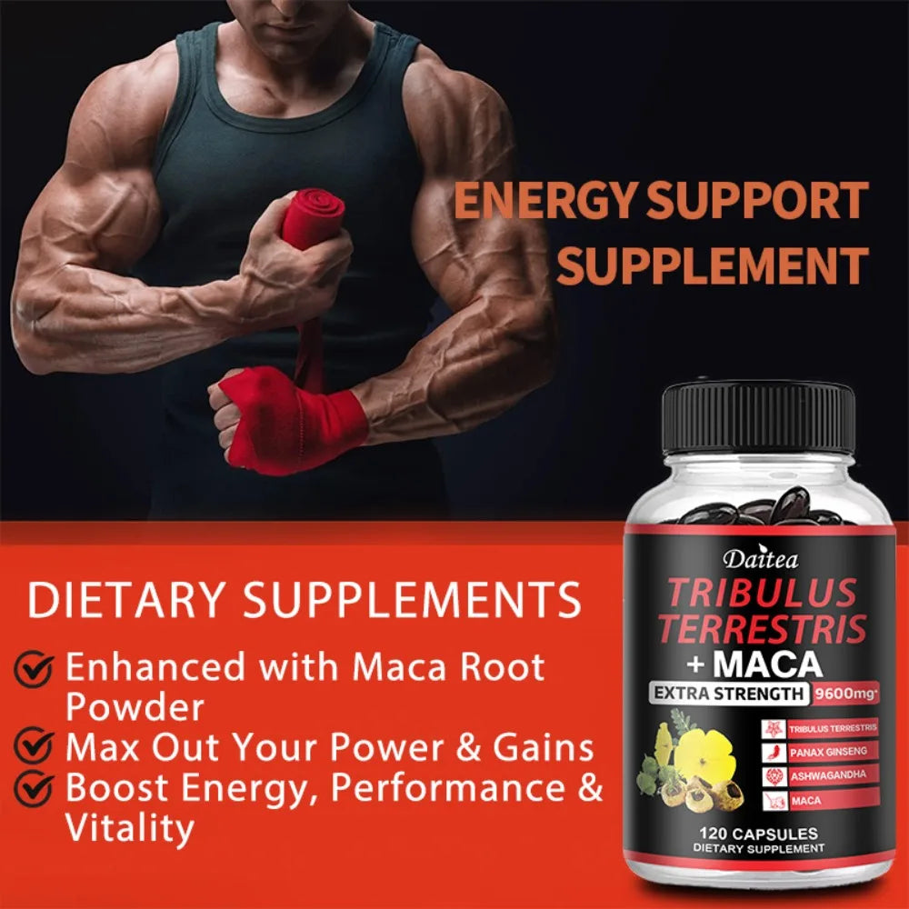 Testosterone Support Pro - Tribulus & Maca