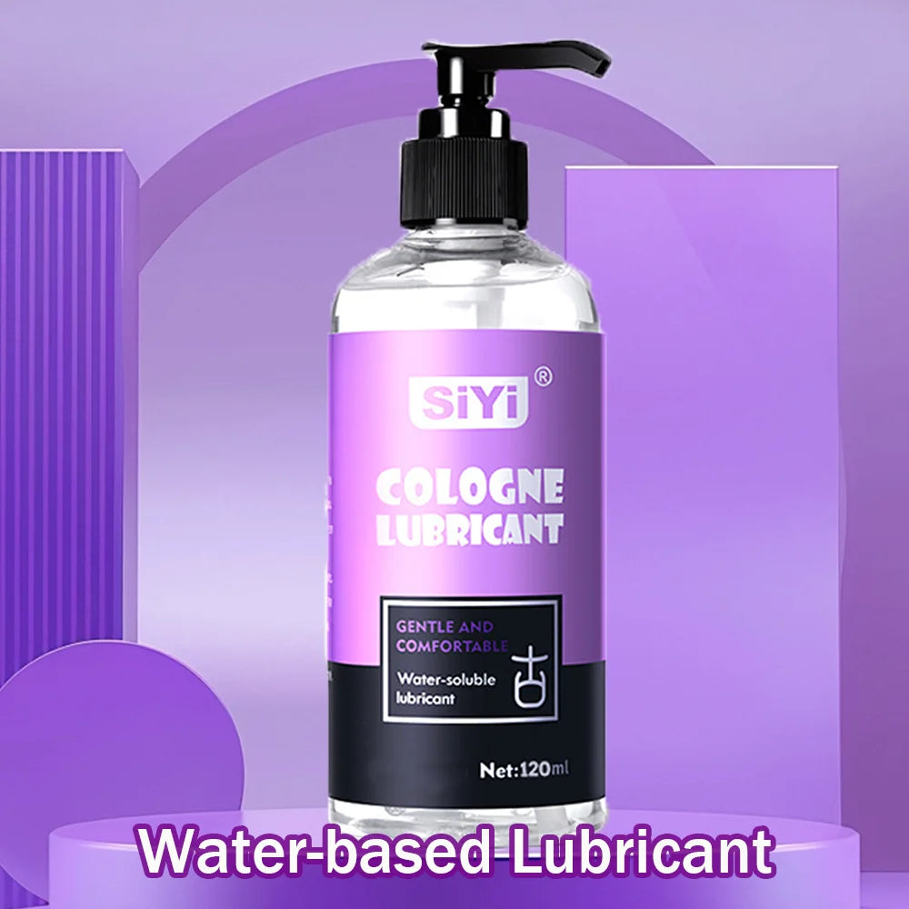 120ml/300ml Water-Based Lubricant for Couples, LaLubrificante Premium Pleasure Proong-Lasting Cologne Scent Pump Bottle, Non-Sticky, Skin-Friendly Intimate Lube