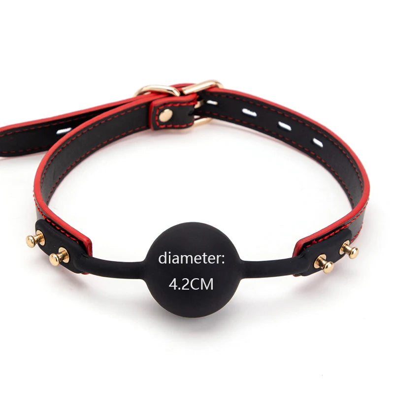  Genuine Leather BDSM Restraint Kit with Adjustable Collar Handcuffs Blindfold Intimate Couple Toys Set 