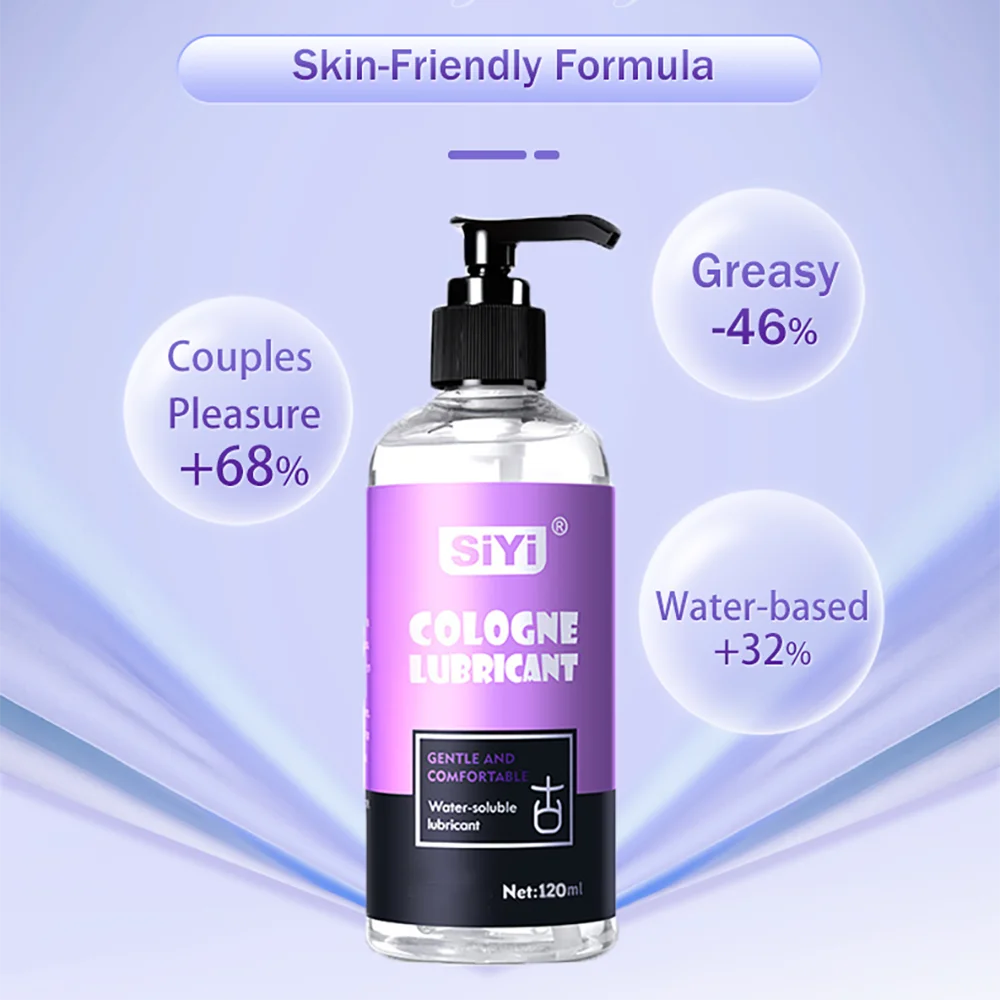 120ml/300ml Water-Based Lubricant for Couples, LaLubrificante Premium Pleasure Proong-Lasting Cologne Scent Pump Bottle, Non-Sticky, Skin-Friendly Intimate Lube