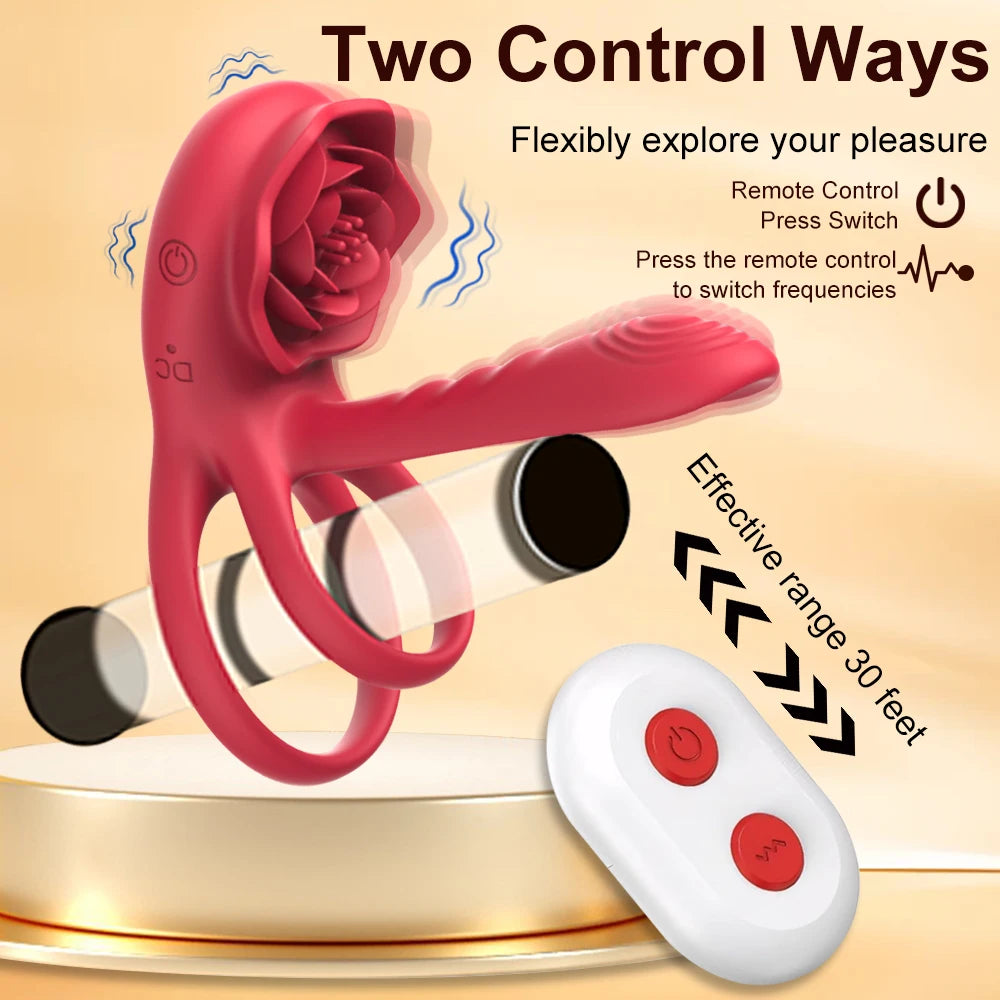Timer Control Pro - Anel Vibratório com Controle Remoto